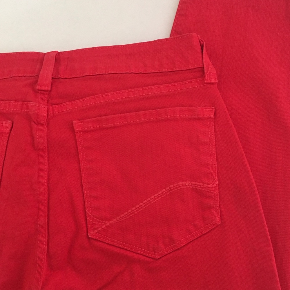 NYDJ Red Clarissa Ankle Jeans - Picture 6 of 9